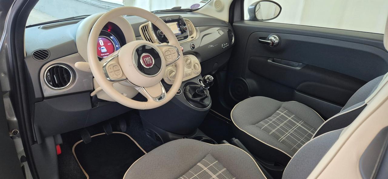 FIAT 500 BENZINA 1.2 69CV LOUNGE 09/2015