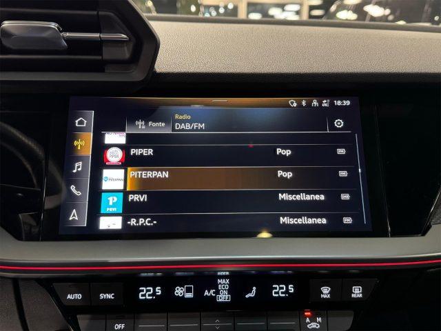 AUDI RS3 SPB TFSI QUATTRO S-TRONIC *TETTO*ITALIANA*