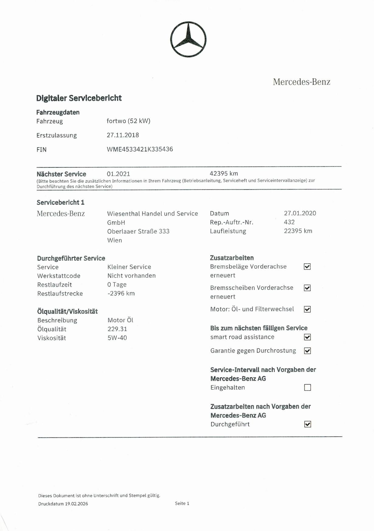 Smart ForTwo 70 1.0 twinamic 68.565 km NAVI