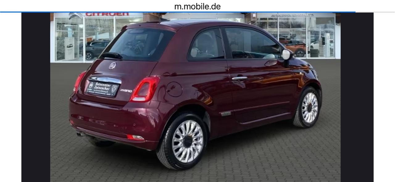 Fiat 500 1.0 Hybrid Lounge