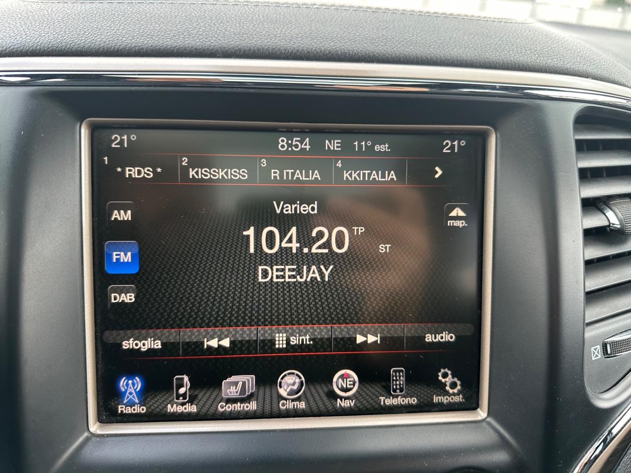 Jeep Grand Cherokee 3.0 V6 CRD 250 CV Multijet II Overland