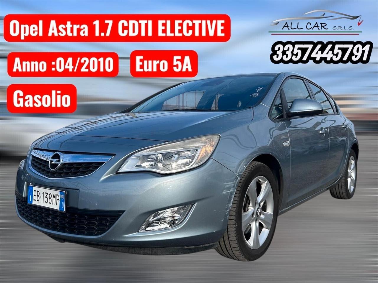 Opel Astra GTC 1.7 CDTI 110CV 3p Elective Cosmo