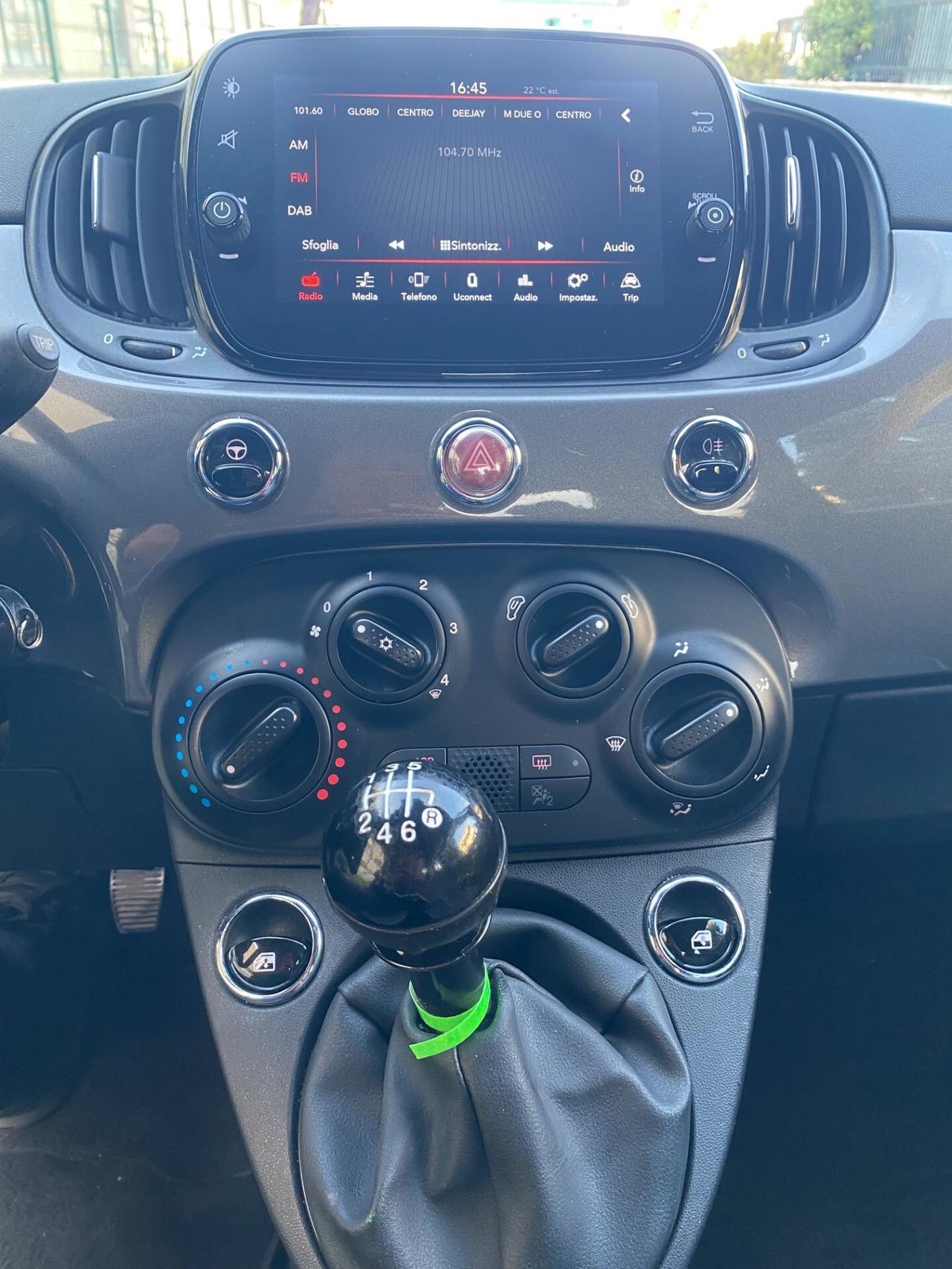 Fiat 500 1.2 Benzina Anno 2020 Full Led Navi