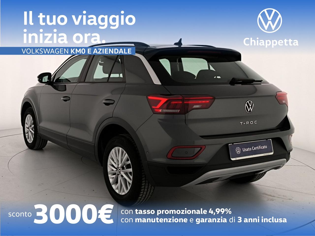 Volkswagen T-Roc 2.0 tdi life 150cv dsg