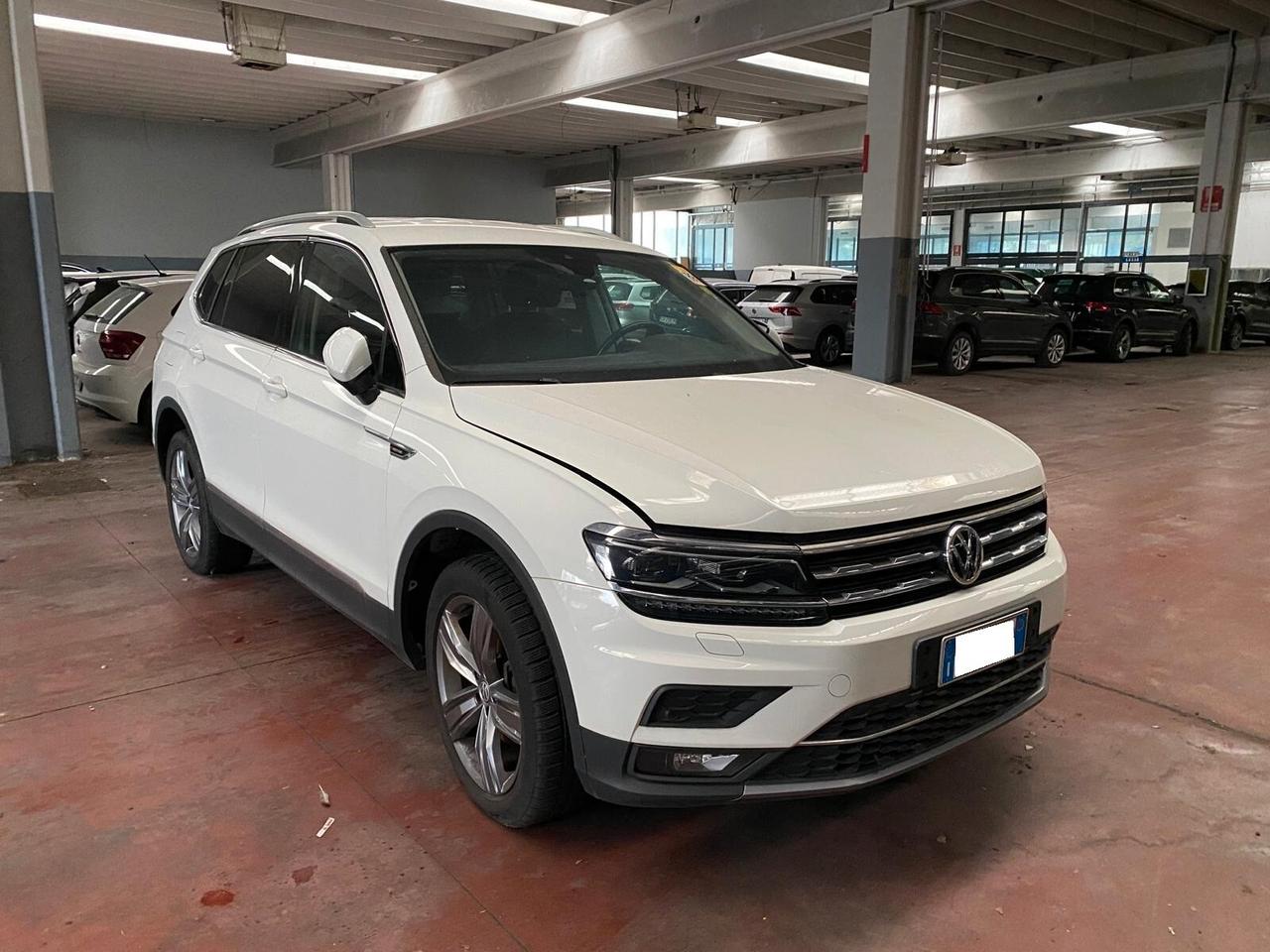 Volkswagen Tiguan Allspace 2.0 tdi 4motion 150cv dsg MOTORE KO