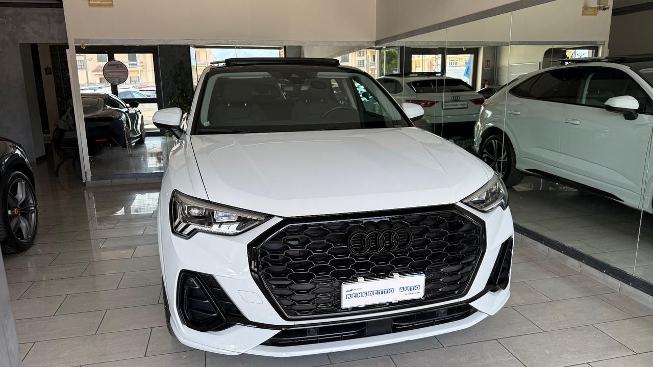 AUDI Q3 SPORTBACK S LINE TETTO IDENTITY BLACK