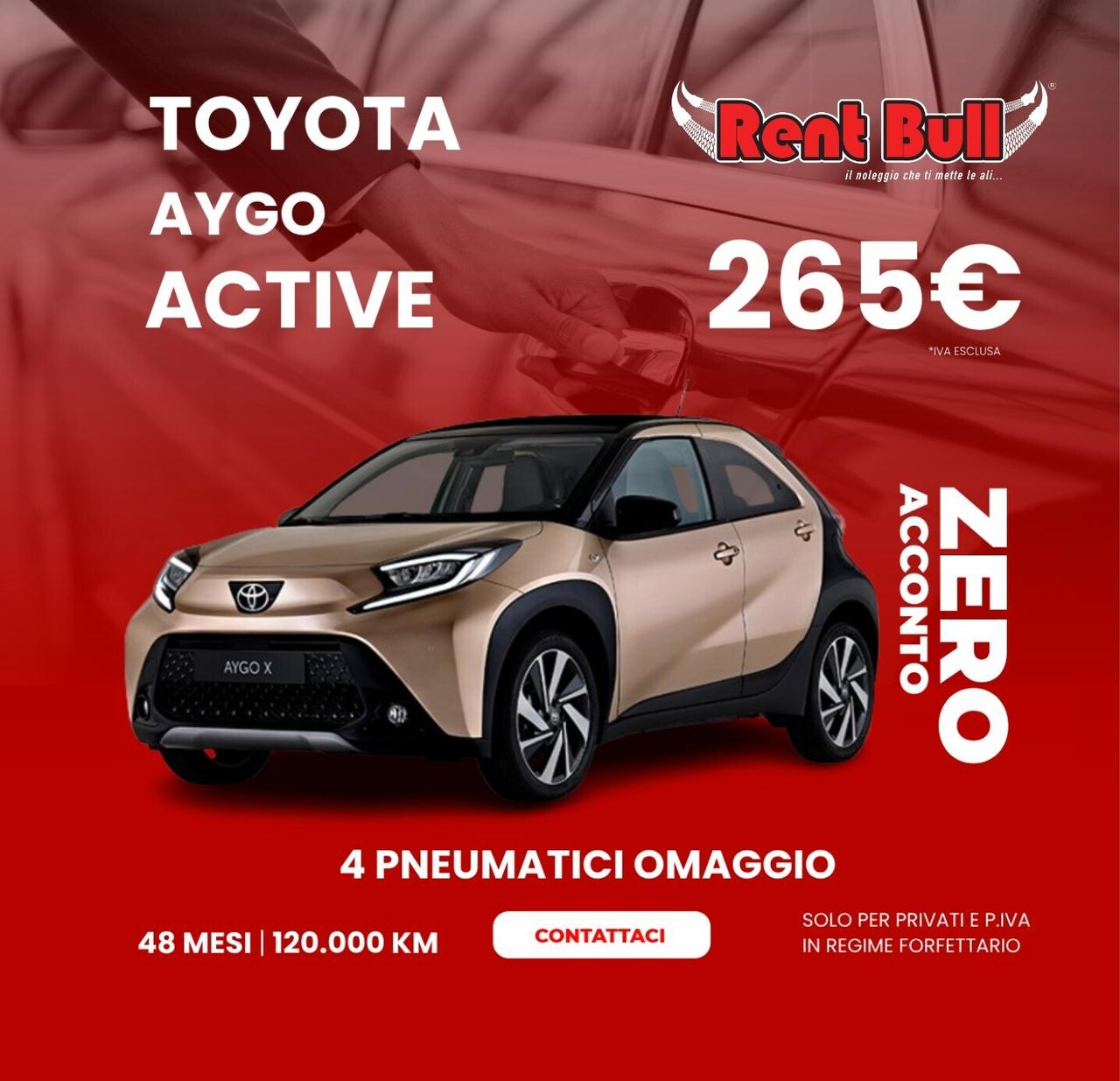 NOLEGGIO A LUNGO TERMINE TOYOTA AYGO