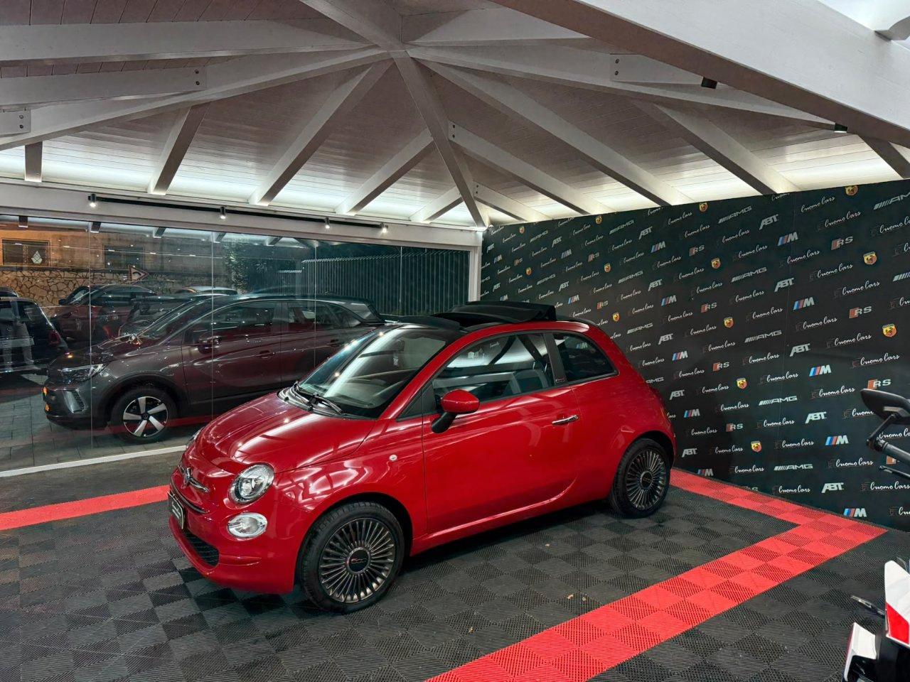Fiat 500C 1.0 Hybrid Red