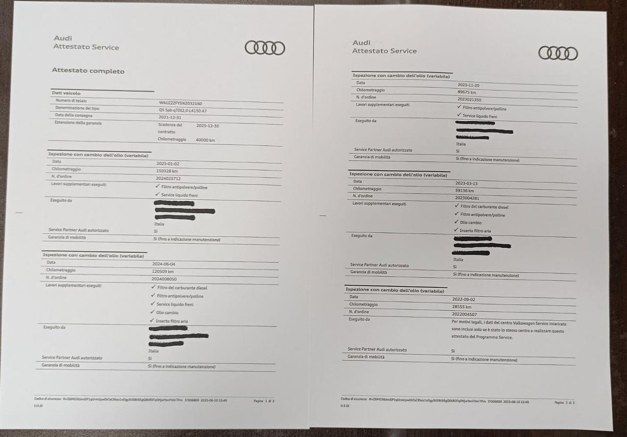 Audi Q5 SPB 40 TDI quattro S tronic S line plus