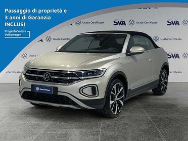 Volkswagen T-Roc Cabriolet 1.5TSI 150CV DSG Style - IVA ESPOSTA