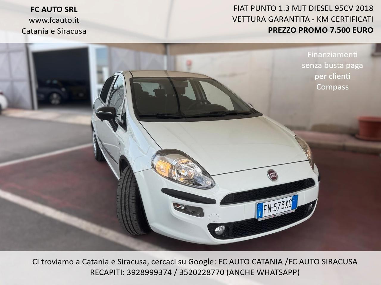 Fiat Punto 1.3 mjt 95cv 2018