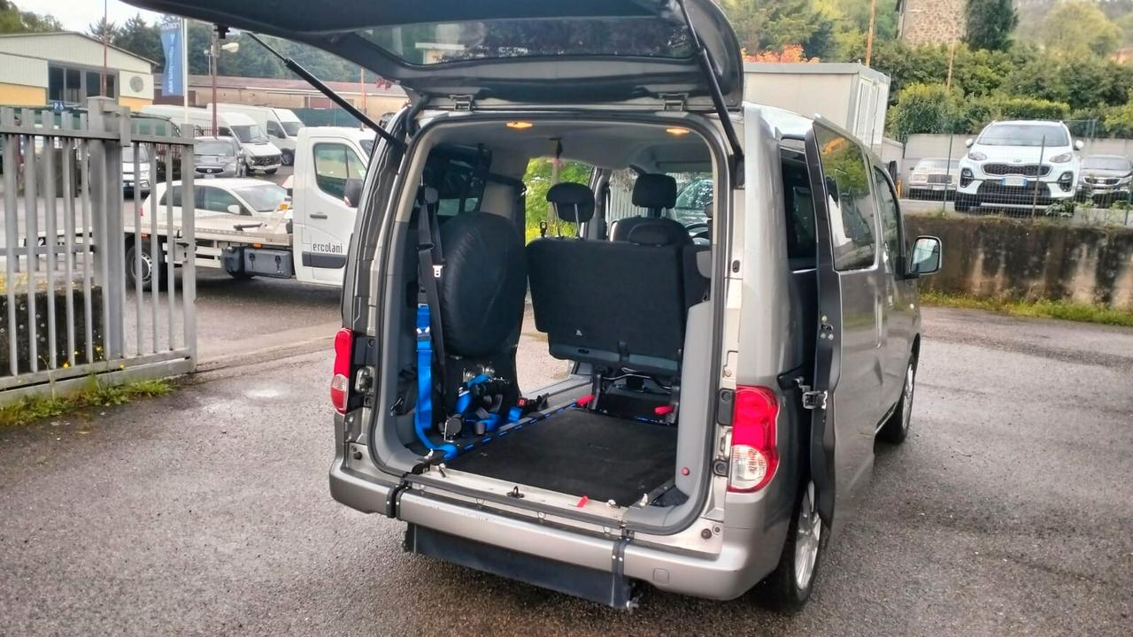 Nissan NV200 EVALIA 1.5 DCI TRASPORTO DISABILI CON PEDANA 7 POSTI