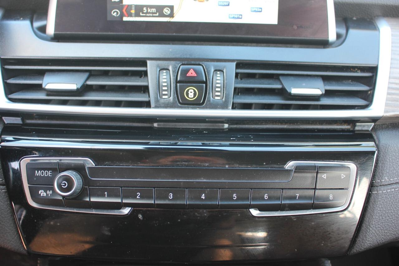 BMW 218d 7posti UNIPRO' *PREZZO VERO*automatica luxury CRONO TAGLIANDI