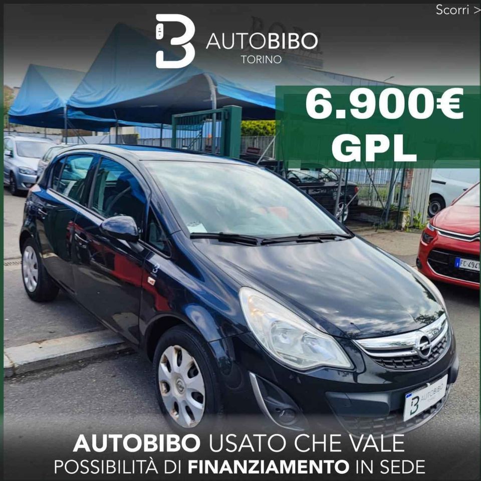 Opel Corsa 1.2 85CV 5 porte GPL-TECH Ecotec