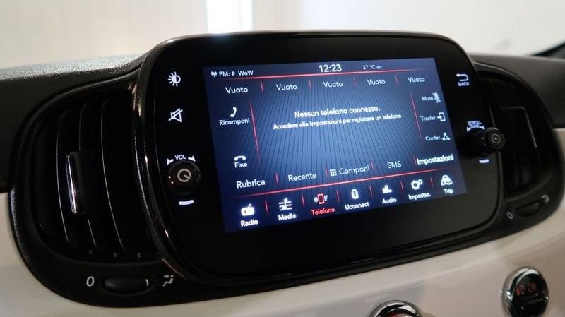 FIAT 500 Hybrid 1.0 70cv Ibrido Club # FENDI-CLIMA AUTOM-SENSORI PARCK #