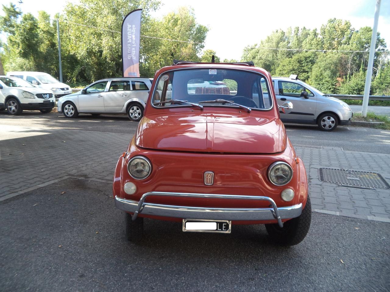 FIAT 500L ORANGE DEL 1970 CON 21000 KM PERFETTA
