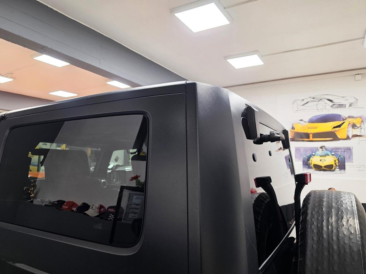 Jeep Wrangler III 2007 3p 2.8 crd Sahara auto INTERNI ROSSI _ HARD + SOFT TOP _ GARANZIA 12 MESI _ GANCIO TRAINO OMOLOGATO