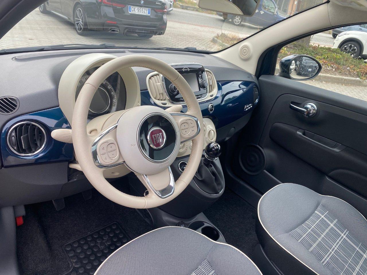Fiat 500 1.2 Lounge 69cv tetto Interno Bicolore!