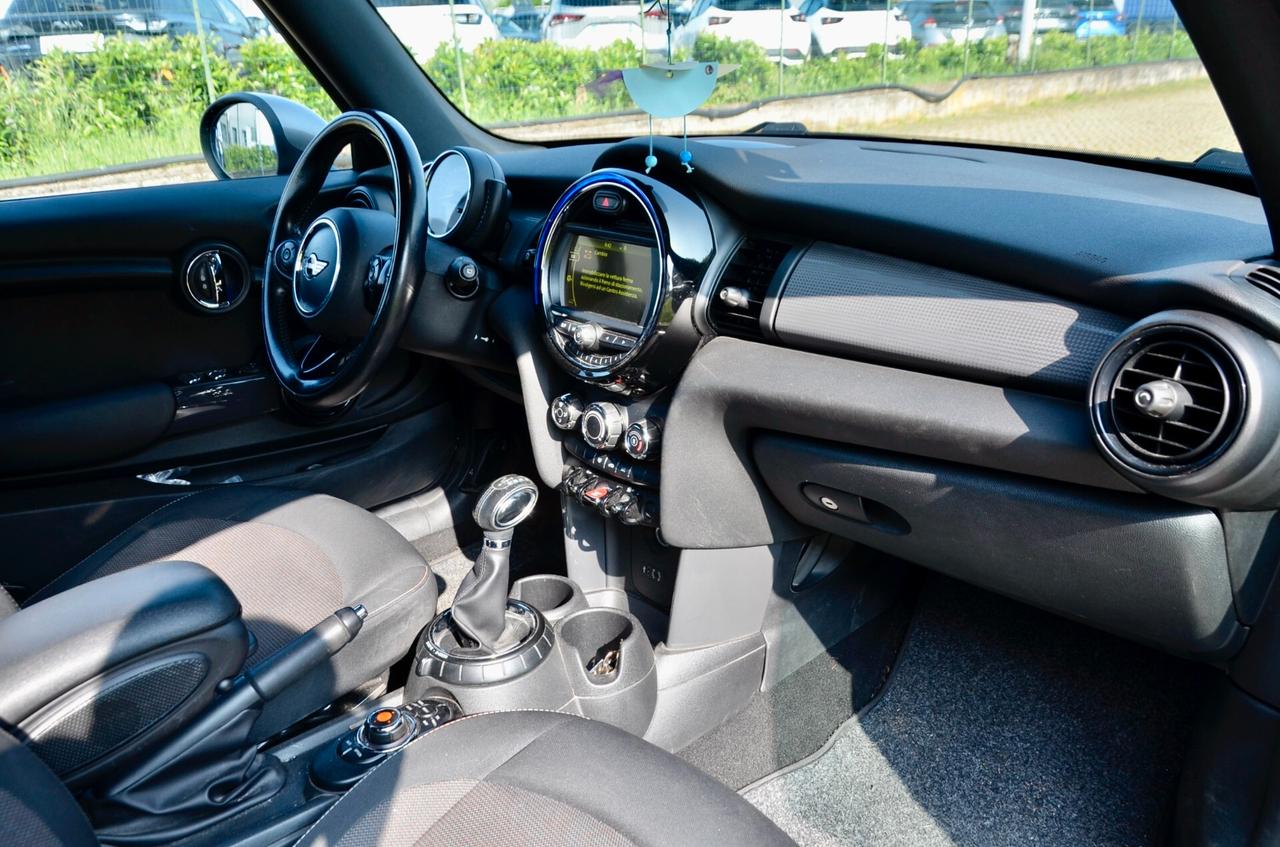 MINI COOPER D CABRIO 2.0 116cv AUTO, UFF ITALIANA, EURO 6B, RING COLORATO, LUCI AMBIENTE, NAVI, PERMUTE