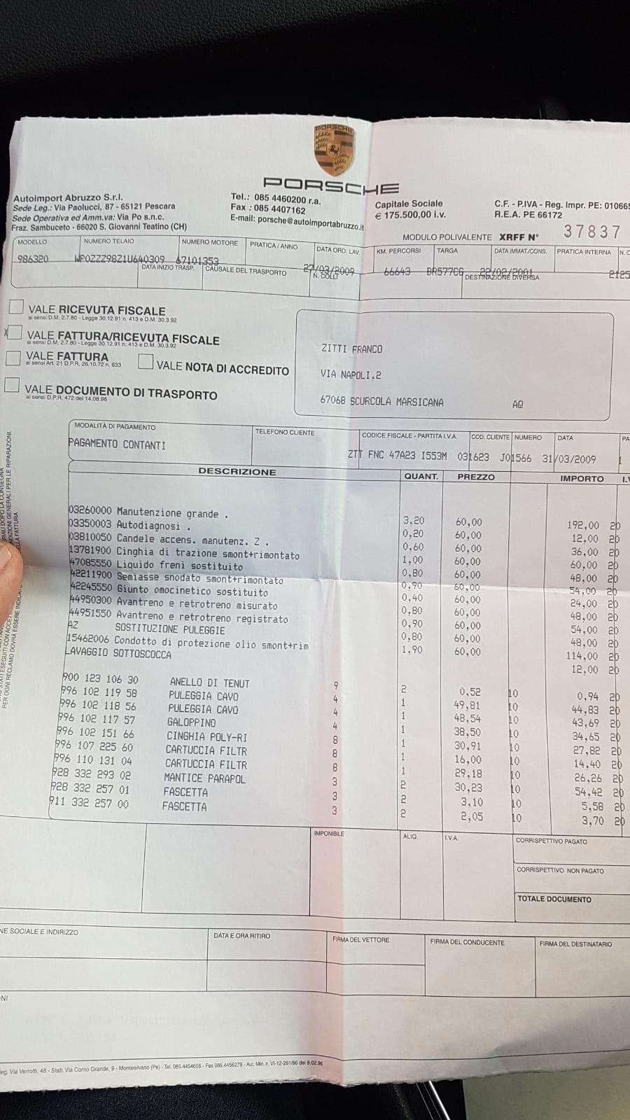 Porsche Boxster 3.2i 24V cat S