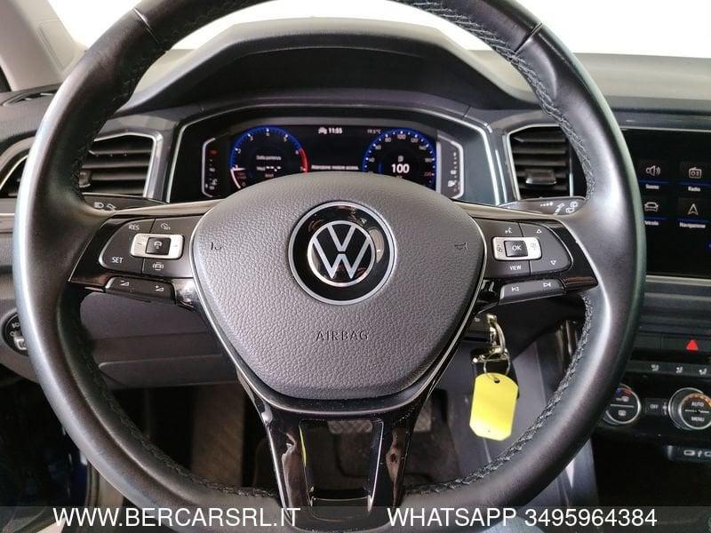 Volkswagen T-Roc 1.0 TSI Style BlueMotion Technology *VIRTUAL COCKPIT*CL17*APP CONNECT*TETTO NERO*PACK TECH*FARI LED*