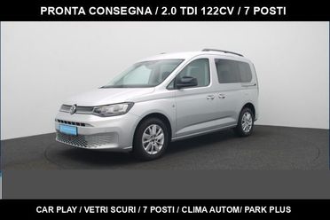 VOLKSWAGEN Caddy 2.0TDI 122CV Life 7 POSTI/CAR PLAY/PARK/VETRI SCUR