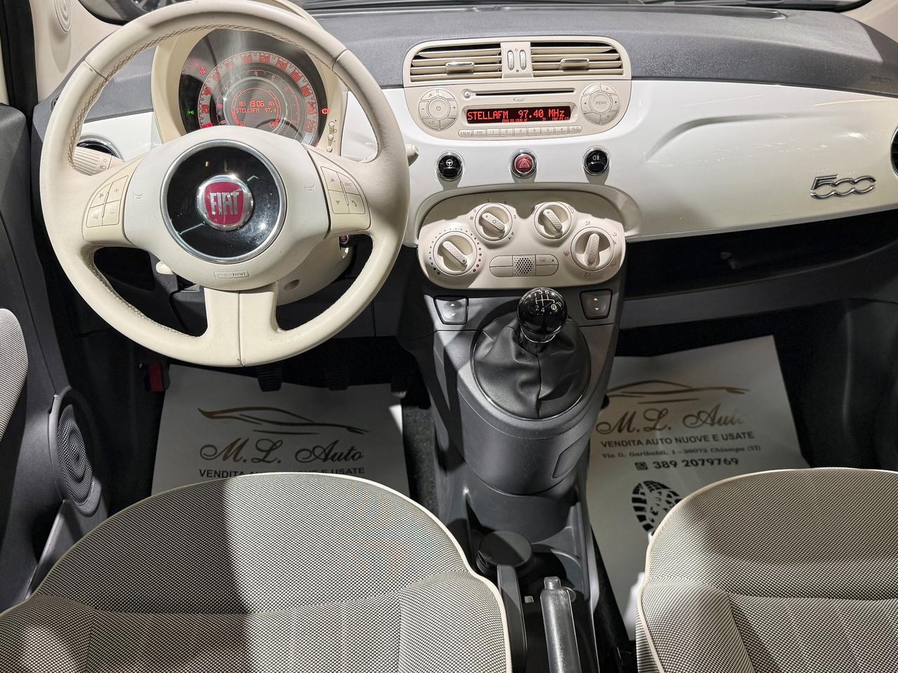 Fiat 500 1.2 Lounge **UNICO PROPRIETARIO** TETTO P