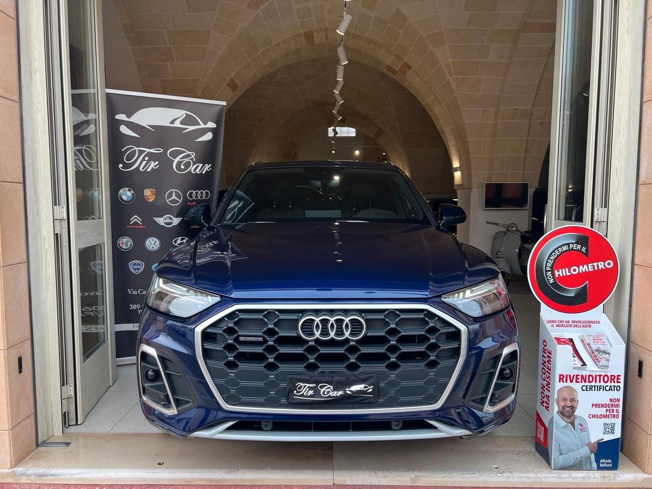 AUDI Q5 2.0 TDI 204CV MHEV S-LINE PLUS QUATTRO PELLE NAVI CAM ANNO 2021