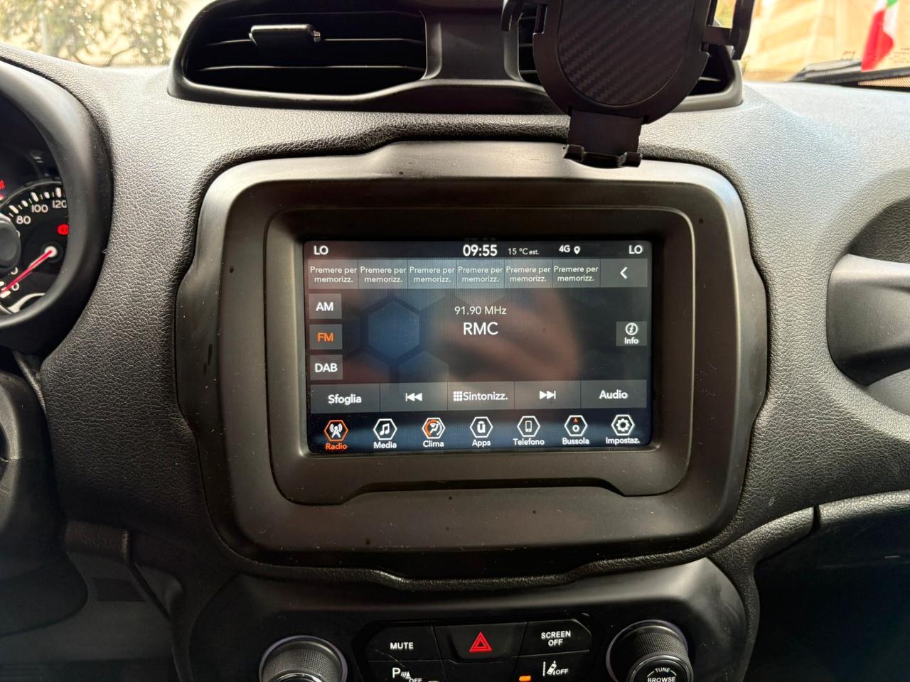 JEEP RENEGADE 1.6 MJT 130CV 2021 TUTTA TAGLIANDATA JEEP COMPRESA DISTRIBUZIONE