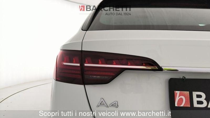 Audi A4 5ª SERIE AVANT 40 TDI QUATTRO S TRONIC BUSINESS ADVANCED