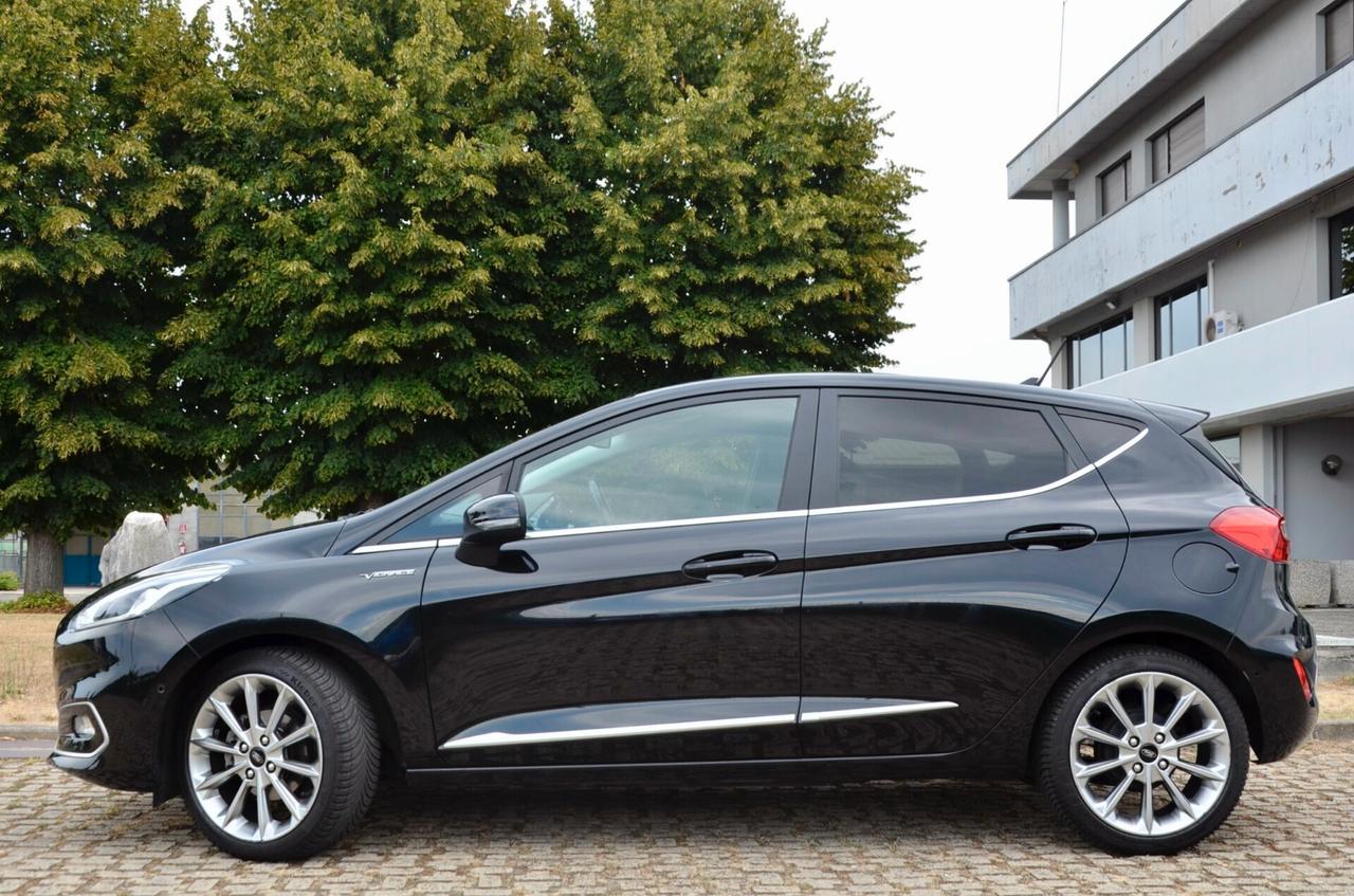 FORD FIESTA 5p 1.0 ECOBOOST VIGNALE 100cv, EURO 6D-TEMP, UFF ITALIANA, APPLE ANDROID, RETRO, PERMUTE