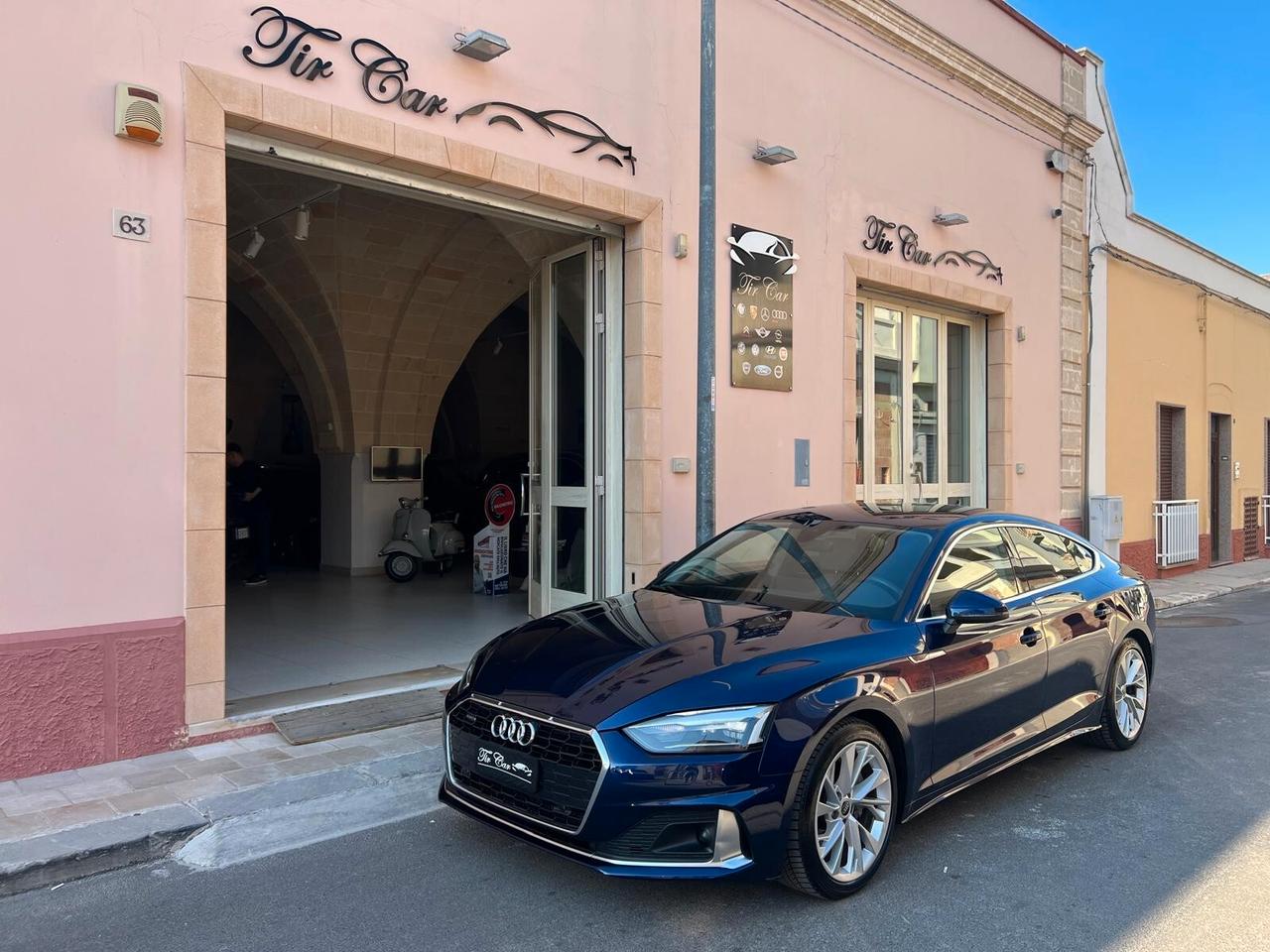 AUDI A5 SPORTBACK 40 TDI MEHV 204CV QUATTRO PELLE NAVI CAM ANNO 2021