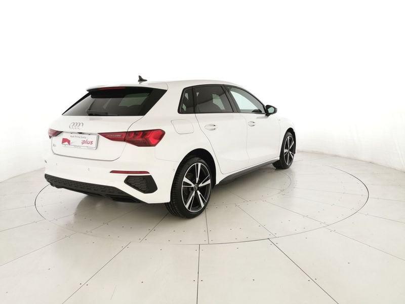 Audi A3 NUOVA SPORTBACK Sportback 40 1.4 tfsi e Identity Black s-tronic