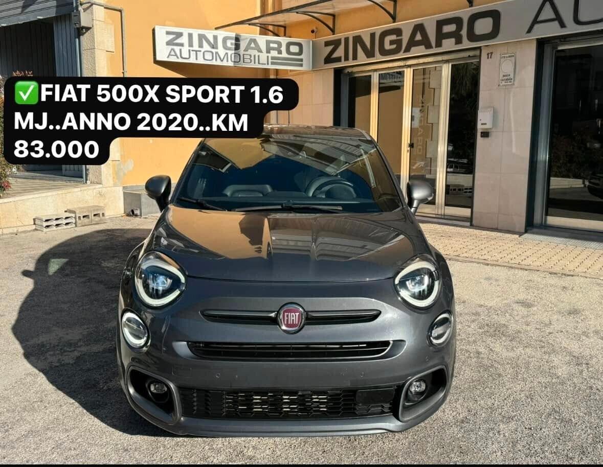 FIAT 500X SPORT 1.6 MJ 120 CV. NAVI RETROCAM. CERCHI