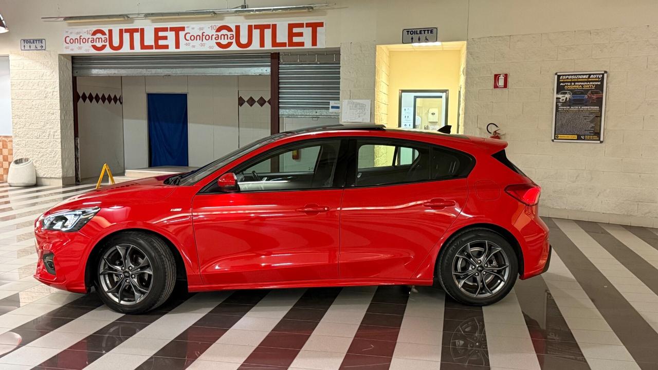 Ford Focus 1.0 EcoBoost Hybrid 125 CV ST-Line 2021 TETTO