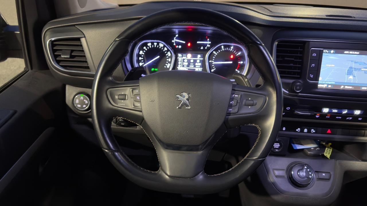 PEUGEOT TRAVELLER 2.0 BLUEHDI LONG BUSINESS VIP 177CV - OTTO POSTI, SEDILI IN PELLE ELETTRICI RISCADABILI, TETTO