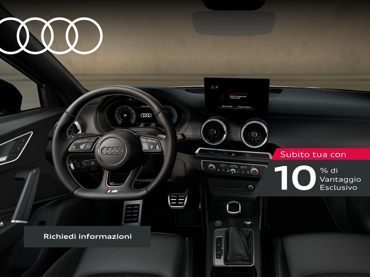 Audi Q2 40 2.0 tfsi identity black quattro s-tronic