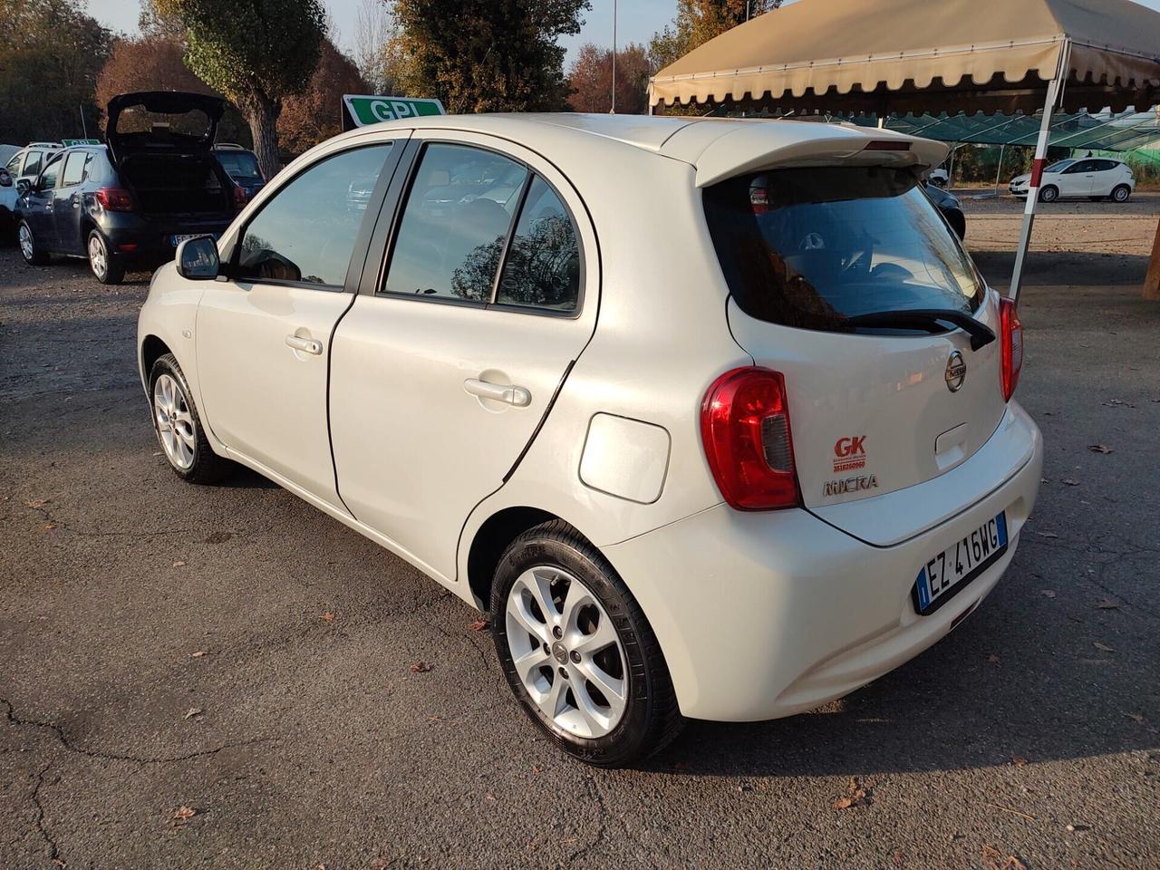 Nissan Micra 1.2 12V 5 porte GPL Eco Visia, SCADENZA GPL 2035, OK NEOPATENTATI, GARANZIA L.12 MESI