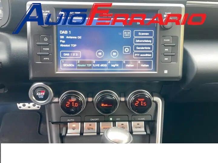 Toyota GR86 CAR PLAY ANDROID AUTO RETROCAMERA 18" PELLE/ALCANTARA VETRI SCURI