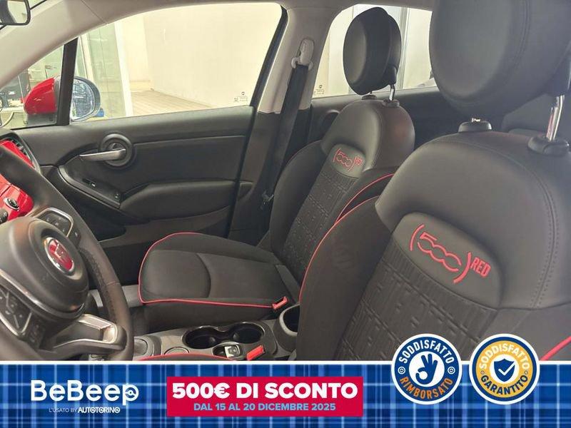 FIAT 500X 1.5 T4 HYBRID (RED) 130CV DCT