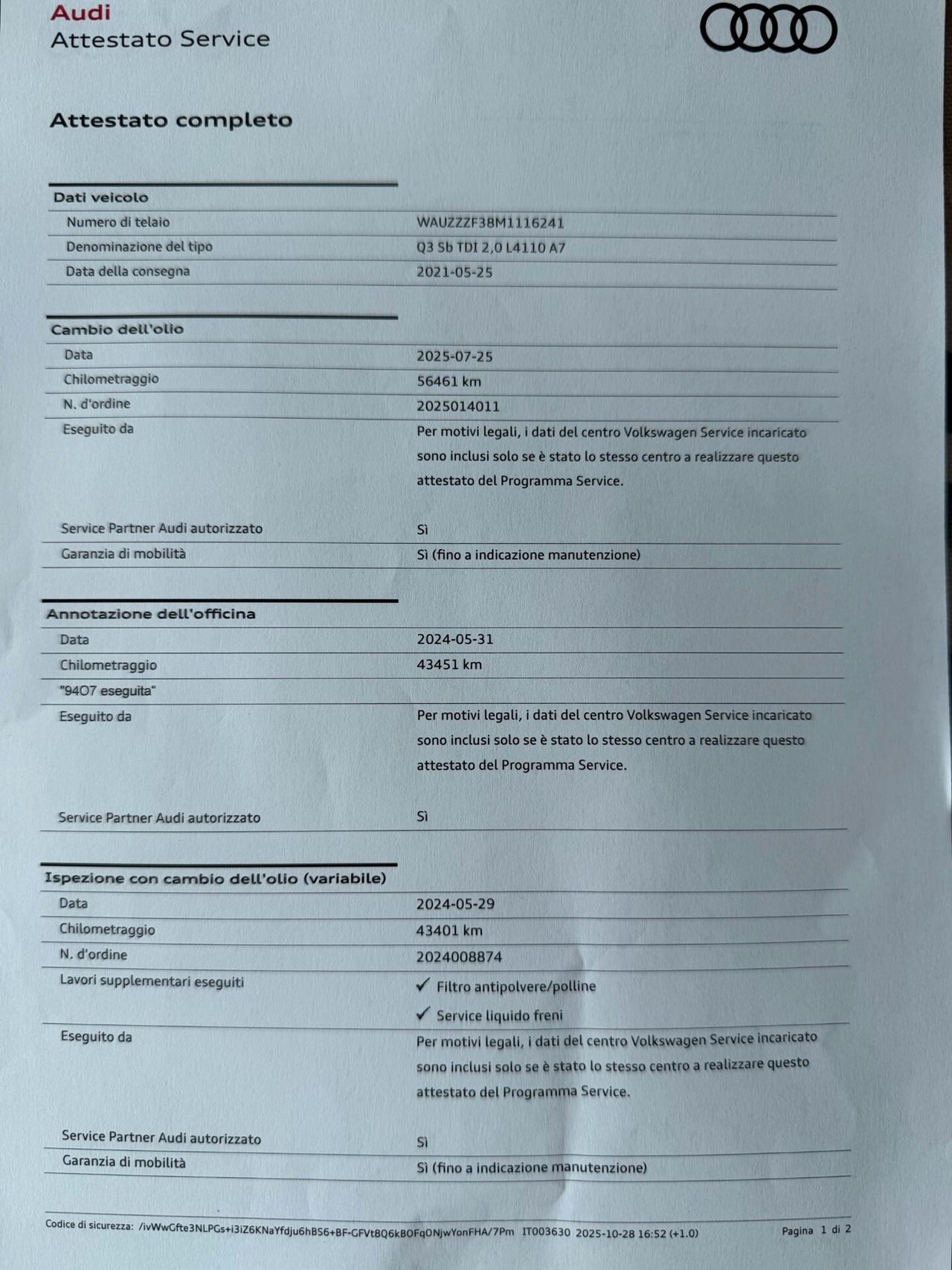 Audi Q3 SPB 35 TDI S tronic line edition /KM DOCBELLISSIMA