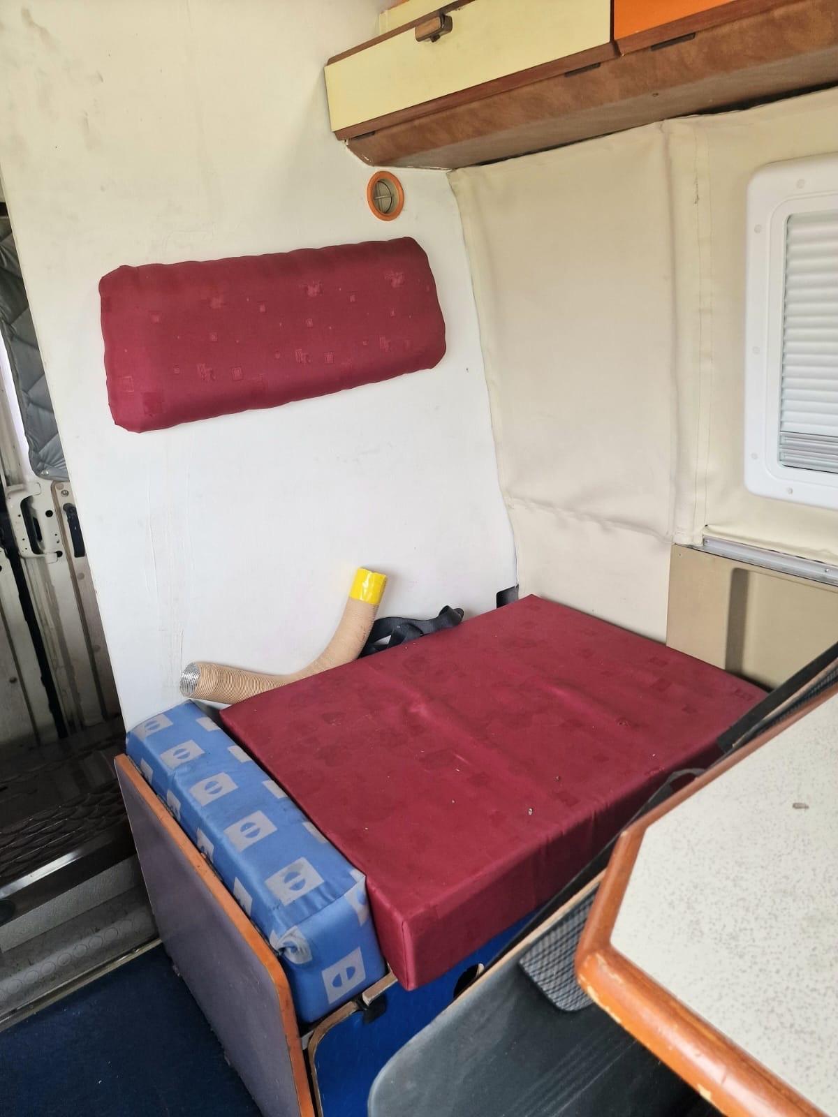 938 camper puro fiat 290 sinistrato del 1991 in saldo