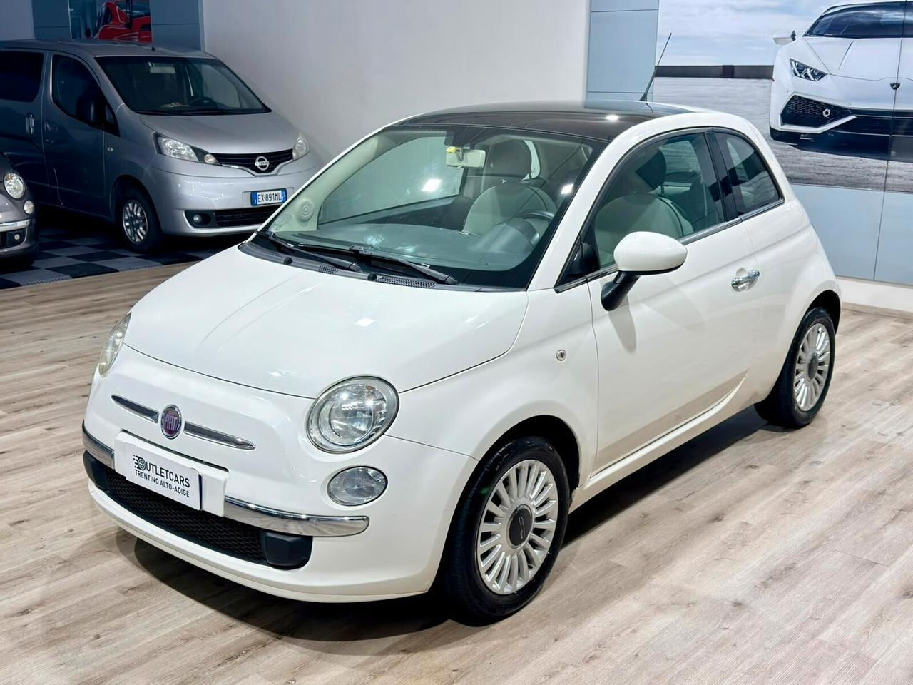 FIAT 500 1.2 69CV TETTO PANORAMICO 110.000km