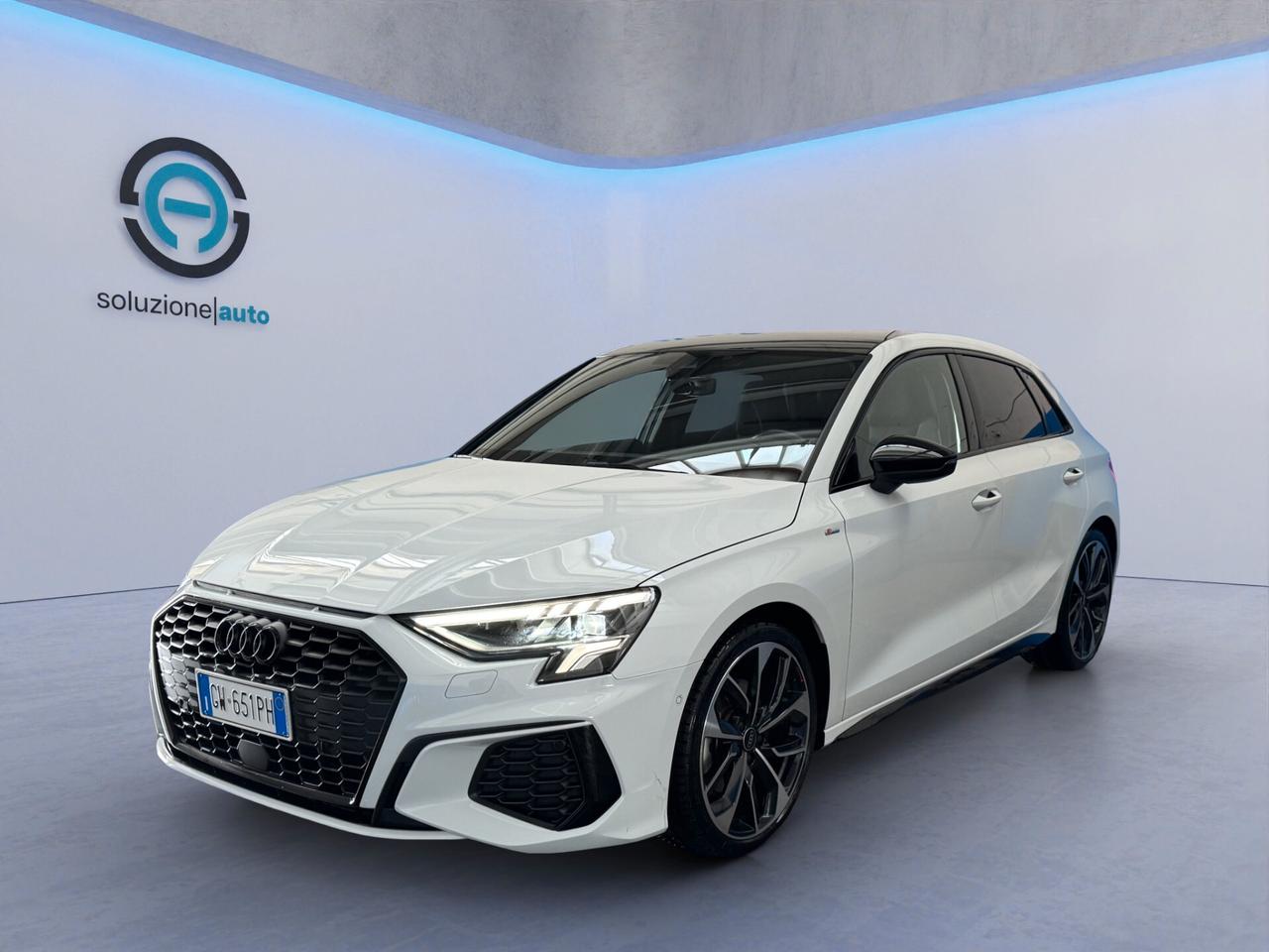 Audi A3 SPB 35 TDI S tronic line edition Identity Black GARANZIA CASA MADRE