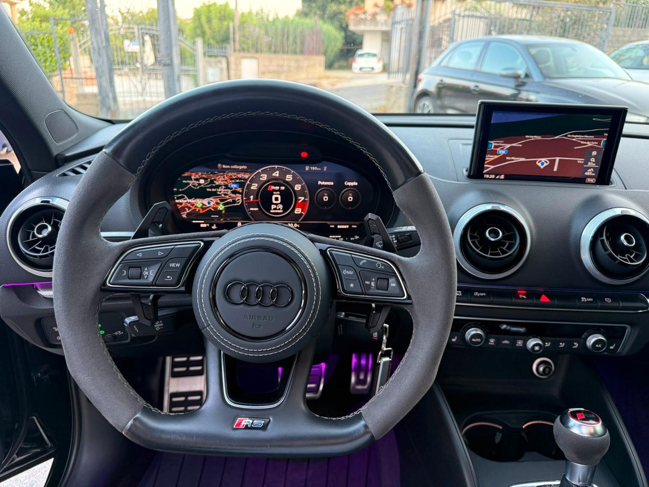Audi RS3 SPB 2.5Tfsi 400Cv Quattro S-Tronic Total Black Tetto Virtual