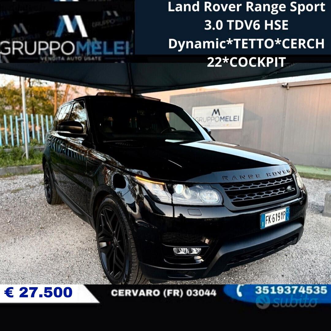 Land Rover Range Sport 3.0 TDV6 HSE Dynamic*TETTO*CERCH22*COCKPIT