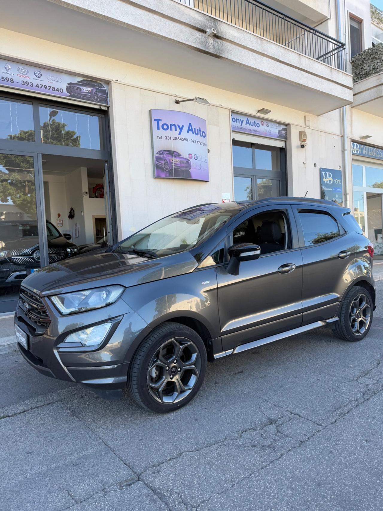 Ford EcoSport 1.0 ecoboost ST-Line NAVIGATORE,APPLE CARPLAY,FARI LED,INTERNI PELLE/ALCANTARA