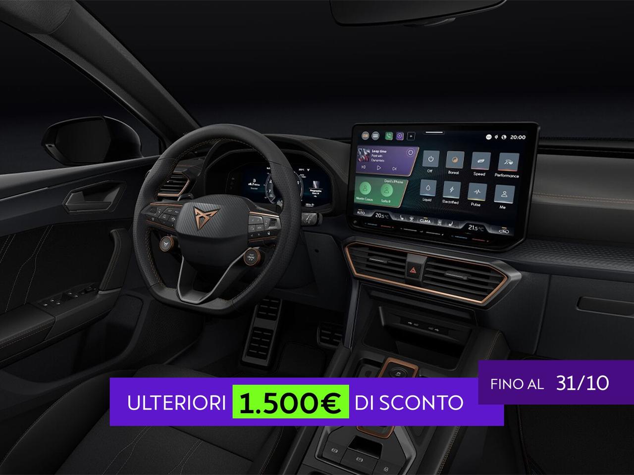Cupra Leon 1.5 hybrid edge 150cv dsg