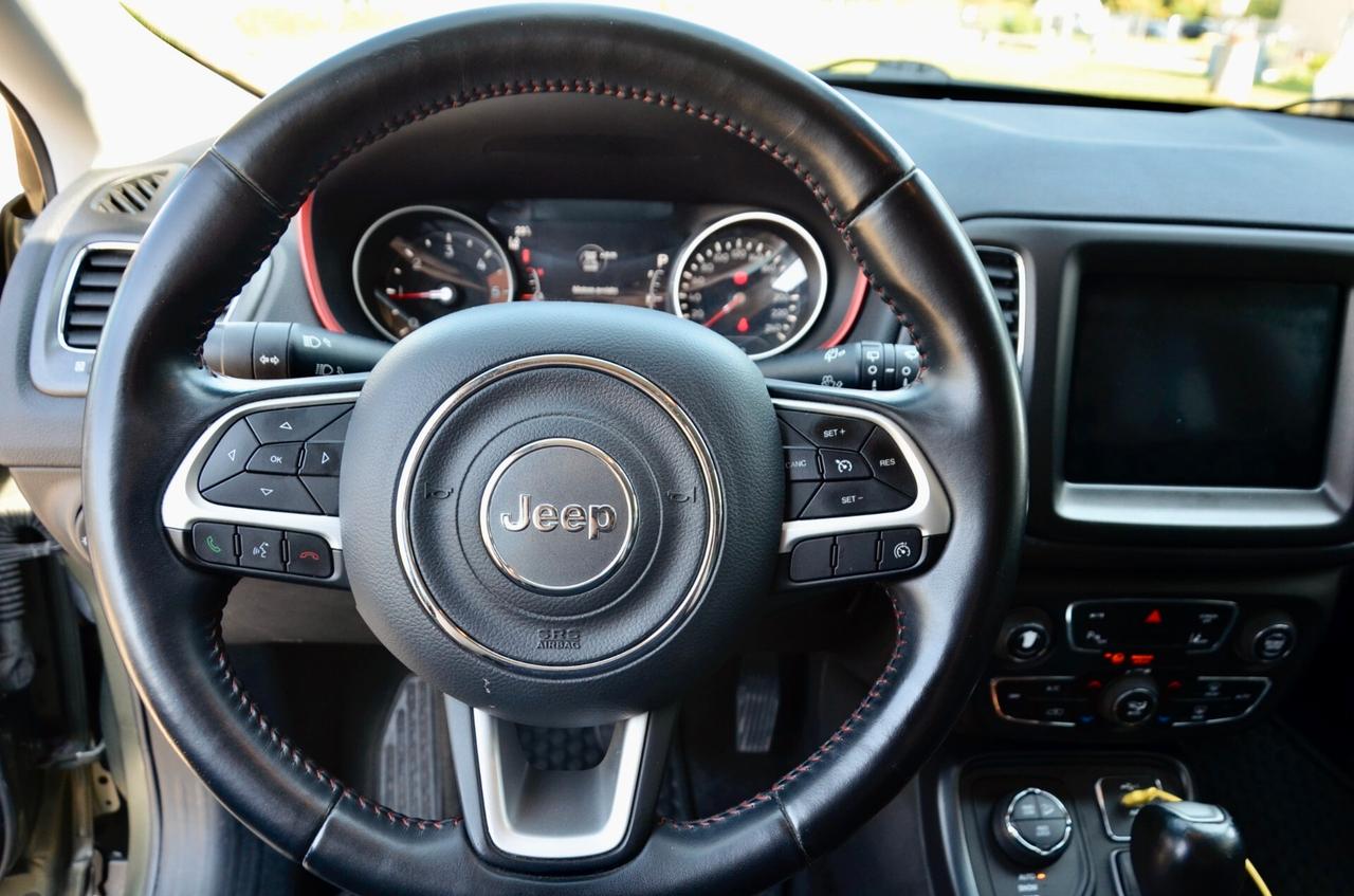JEEP COMPASS 2.0 MJT TRAILHAWK 4wd 170cv AUTO, UNICOPROPRIETARIO, UFF ITALIANA, EURO 6D, BICOLOR, FARI LED, APPLE ANDROID, PERMUTE