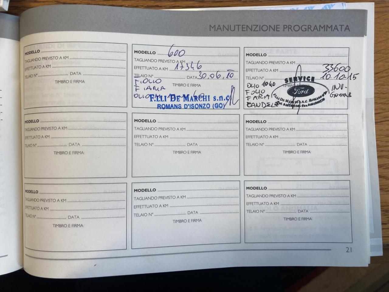 FIAT SEICENTO (CLIMA-SERVOSTERZO) KM 53.961